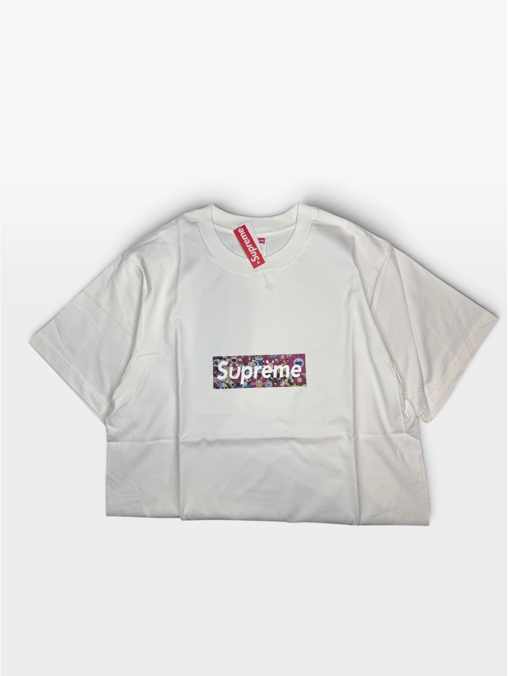 Supreme box logo white T-shirt